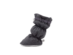 Milo Charcoal Grey Basic Baby Booties – Vivi G'z